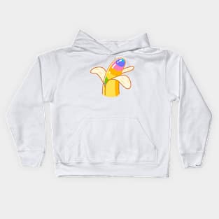 Bananas come in rainbow colors Kids Hoodie